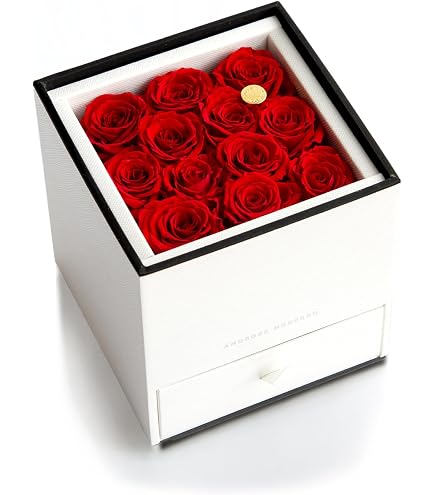 Amazon | 花 プレゼント DIAMOND ROSE ダイヤモンド ローズ 赤い バラ